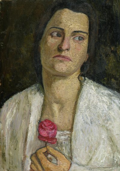 The Sculptress Clara Rilke-Westhoff by Paula Modersohn Becker